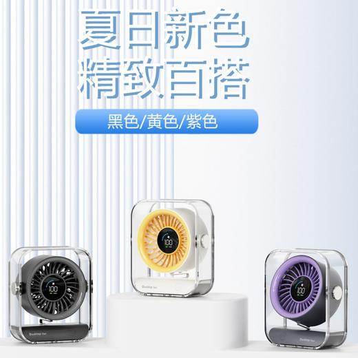 小风扇桌面电风扇 小型家用 静音办公室桌面上usb充电迷你卧室宿舍 商品图0