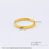 【限时克减150元】足金999 5G黄金实心固口车花斜纹圈戒(BE5GJZ00050)预售产品下单后不退款不退货不换货不补差价 商品缩略图3