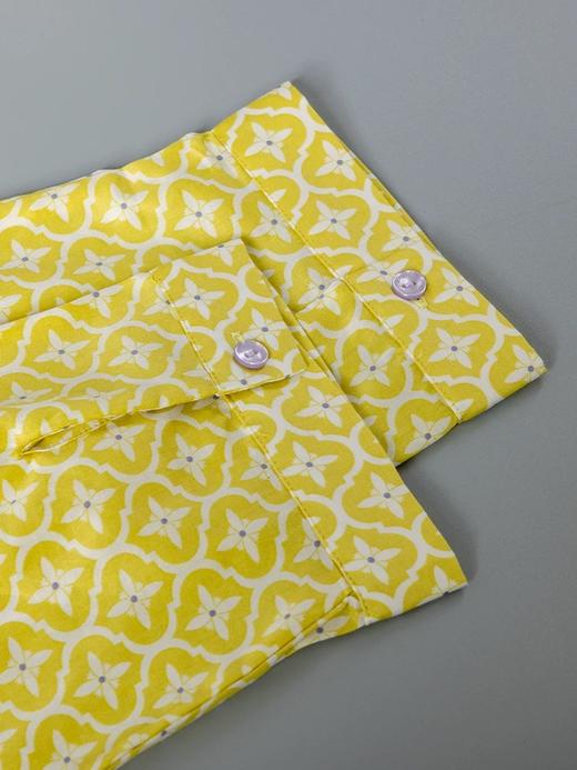 【斜纹梭织100%棉】SCHIESSER德国舒雅女士七分袖九分裤套装100%斜纹梭织面料薄而不透31/24766H 商品图6