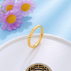 【限时克减150元】足金999 5G黄金实心镜面金固口CNC仿钻圈戒(BE5GJZ00052)（预售产品下单后不退款不退货不换货不补差价 商品缩略图2