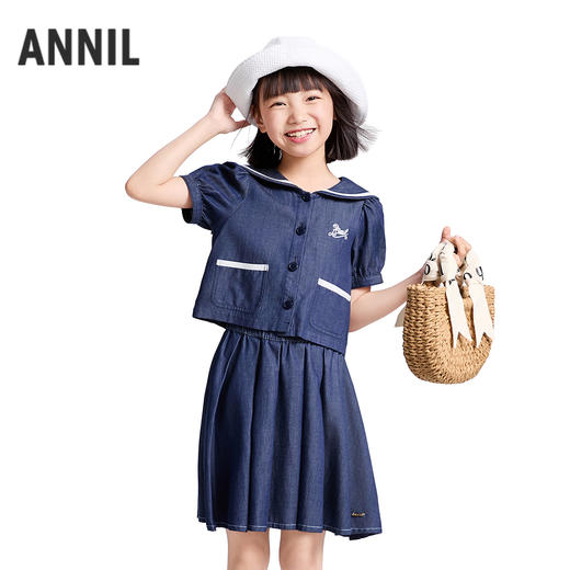 【实体店同款】女童套装夏季新款安奈儿童装AG521707 商品图0