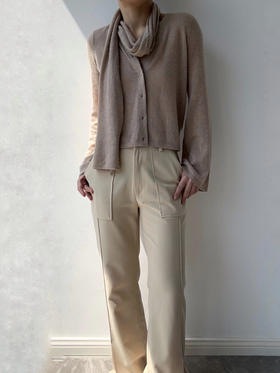 Viktoria Chan | SS21049 Pisa slit flared trousers [长裤]