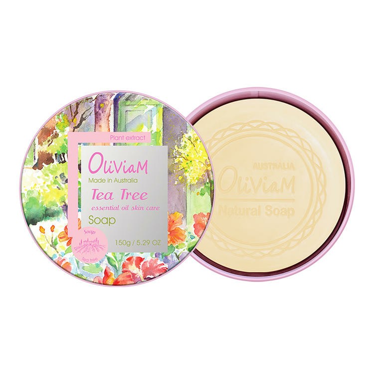 「4🈷️福利：买2块🉐️3块共450g」澳洲进口Oliviam · 多效茶树精油洁面皂+沐浴皂（新款） 150g｜品牌直发