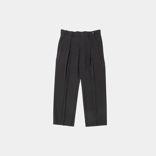 meanswhile Adjustable Basic Slacks 抗皱易打理速干亚麻长裤 商品图0