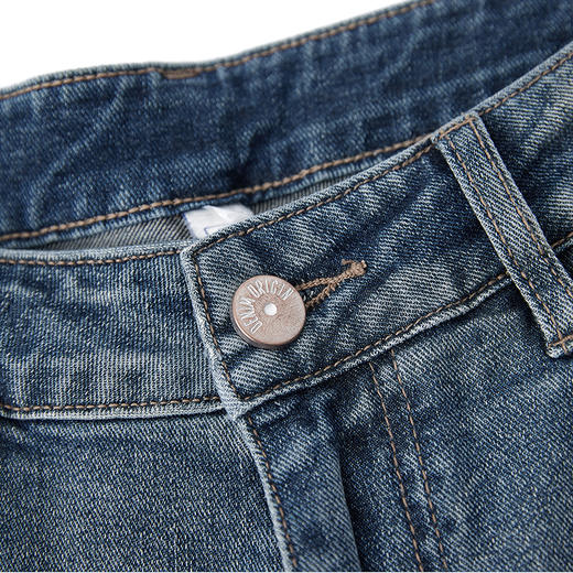 【断码清仓】HX 春秋季水洗萝卜牛仔长裤字母点缀S201511059101 商品图7