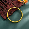【限时克减150元】足金999.9 古法空心固口手镯泥鳅背素圈手镯（面宽约7.8-8.2mm，厚约4.7mm）(ANWGFSZ00915-2)预售产品下单后不退款不退货不换货不补差价） 商品缩略图2
