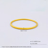 【限时克减150元】足金999 古法实心圆管固口手镯（面宽约2.9-3.3mm)(AUQGFSZ00022-2)（预售产品下单后不退款不退货不换货不补差价） 商品缩略图3