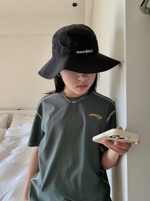 2025夏儿童户外! 肌理棉!吸湿速干防晒UPF50可亲子短袖T! 商品图2