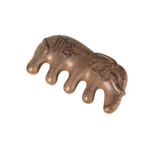 【端午节本草养发梳】咏香礼·古风吉祥纳福养发按摩梳 天然香材手工制成 搭配礼盒 商品图4