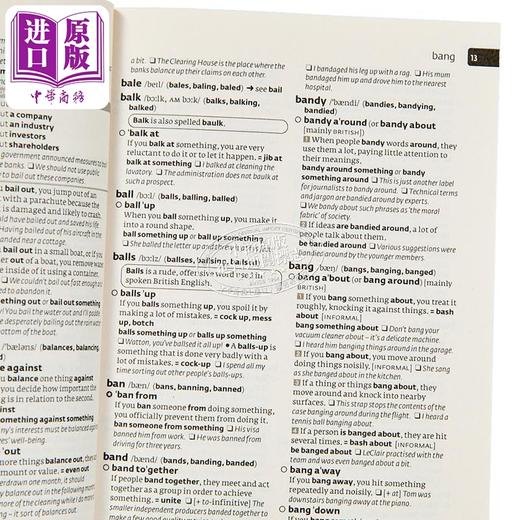 【中商原版】Collins COBUILD Phrasal Verbs Dictionary (Fourth edition) 柯林斯短语动词词典（第四版）英文原版  Collins 商品图3