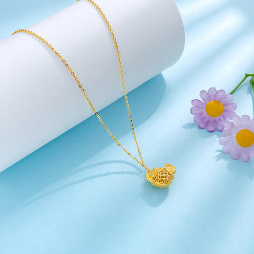 【限时克减150元】足金999.99 #招财进宝 【精品】五9黄金镂空花丝千万两萌宠转运铜钱造型招财猫调节套链(BFWJTL00044)预售产品下单后不退款不退货不换货不补差价 商品图2