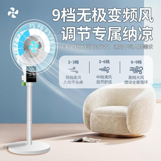 厨创妈咪空气循环扇_智能语音遥控风扇KT-FS09【K】 商品图2