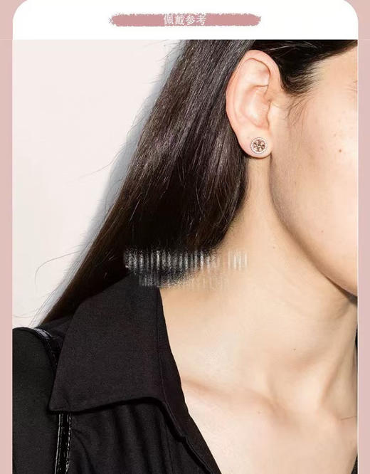 外贸原单TB密镶锆石小圆标耳钉 
三色: 金色/银色/玫瑰金

材质:黄铜镀金➕锆石➕医用钢针

特价，简易包装 商品图12