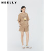NEELLY纳俪商场同款夏季新款休闲印花T恤女松紧腰阔腿短裤套装N25044Z04573 商品缩略图0