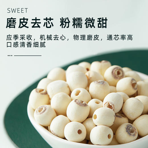 十月稻田 新鲜莲子 干货 250g/袋 商品图4