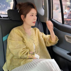 【现货】良木礼天丝国风外套（6608）