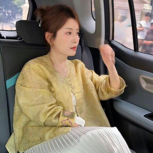 【现货】良木礼天丝国风外套（6608） 商品图0