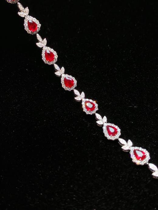 3.62ct刻面红宝石手链 商品图1