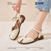 ZHR则则巴恩风包头凉鞋女2025夏新款罗马沙滩凉拖鞋森系复古凉鞋 商品缩略图5