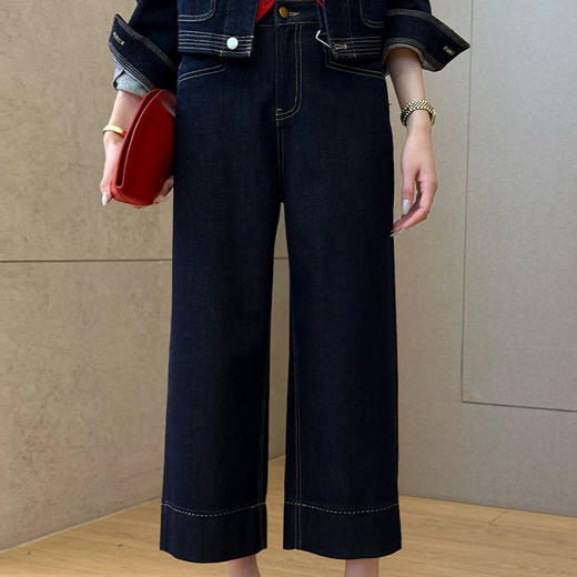 【卖完下架】良木礼舒适宽松九分直筒裤（8917） 商品图2