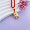 【限时7.5折】足金 #福袋 #生肖 #蛇年新品 3D硬金空心蛇年新品生肖戴帽招财福袋灵蛇宝宝编绳吊坠（含珠子）(AJ3DDZ00085)(预售产品下单后不退款不退货不换货不补差价 商品缩略图1