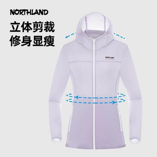 【徒步中国】诺诗兰 寻叶女式蝉翼外套NKJFT2348E 商品图1