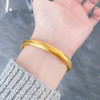 【限时克减150元】足金999.9 古法素圈光圈固口内百福泥鳅背手镯（面宽约7.5-7.9mm，厚约5.1mm）(GFSZW00169-02)（预售产品下单后不退款不退货不换货不补差价） 商品缩略图0