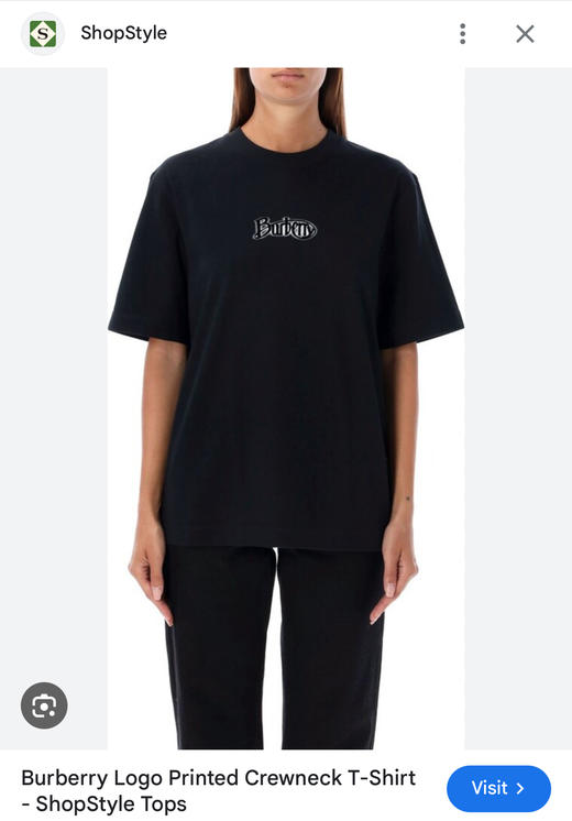 B.B. 丝光平纹 植绒字母印花 圆领短袖T恤 TX448 商品图1