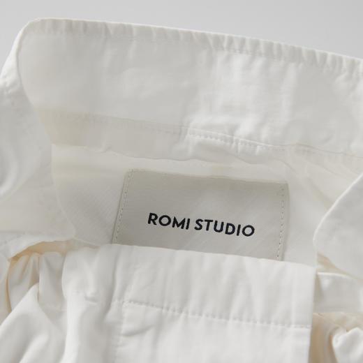 ROMI STUDIO“随性优雅”100%棉立裁工装口袋抽绳背心连衣裙D3796 商品图3