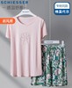 【粘纤梭织】SCHIESSER德国舒雅女士短袖短裤上衣棉莫 裤子100%粘纤套装31/24791H 商品缩略图1