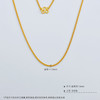 【限时克减150元】足金999.9 古法可调节肖邦链项链（面宽约1.3-1.7mm）(GFXLW00004-01)预售产品下单后不退款不退货不换货不补差价 商品缩略图3