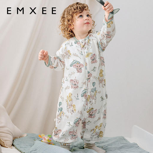 【宝宝安睡】嫚熙婴儿睡袋牛油果低敏宝宝薄款睡袋儿童中大童四季通用防踢被 商品图1