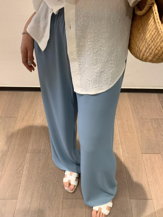 夏天降温神裤“腿神”担当  显高显瘦醋酸甩裤空气裤 商品图3