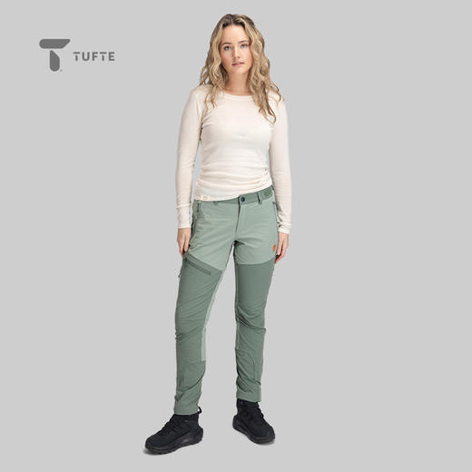 TUFTE 女士垂柳系列软壳长裤 商品图2