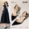 ZHR则则镜面细跟单鞋女2025新款高级百搭女鞋舒适显高精致高跟鞋 商品缩略图2