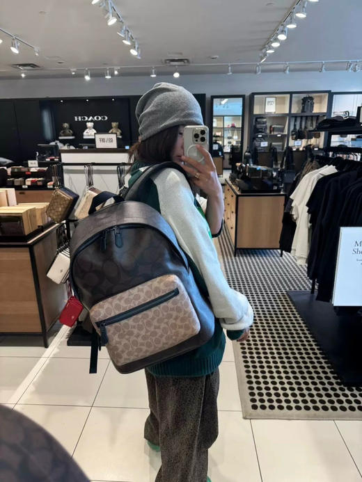 ¥1899🇺🇸出行你需要一个大背包！Coach West 男款大双肩包 ，这款特别火爆，coach畅销男士背包，非常有质感 商品图1