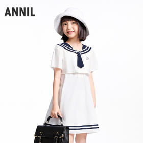 【实体店同款】女童短袖连衣裙夏季新款安奈儿童装AG523622