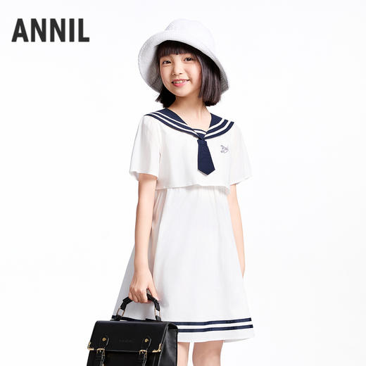 【实体店同款】女童短袖连衣裙夏季新款安奈儿童装AG523622 商品图0