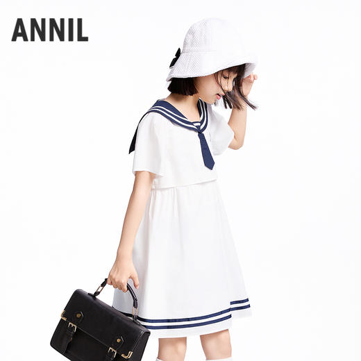 【实体店同款】女童短袖连衣裙夏季新款安奈儿童装AG523622 商品图2