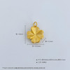 【限时7.5折】【定价黄金】足金 无氰5D硬金空心幸运四叶草吊坠(不含链）(V5DDZ00014)（预售产品下单后不退款不退货不换货不补差价）（预售产品下单后不退款不退货不换货不补差价） 商品缩略图4