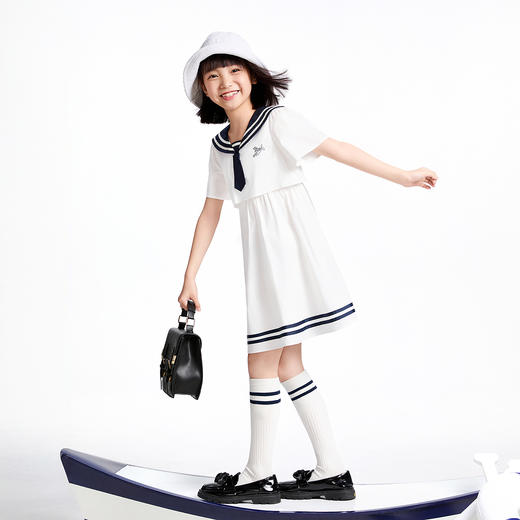 【实体店同款】女童短袖连衣裙夏季新款安奈儿童装AG523622 商品图5