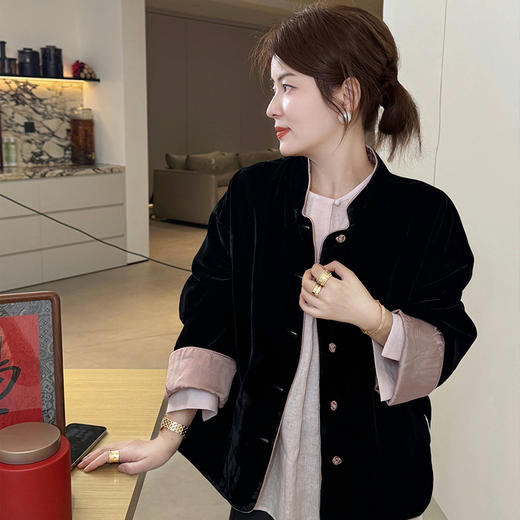 【部分现货】良木礼正反面丝绒外套(194780) 商品图4