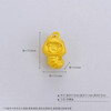 足金 #生肖 #蛇年新品 #招财进宝 【精品】3D硬金空心咬钱蛇宝宝吊坠(AR3DDZ00221)（预售产品下单后不退款不退货不换货不补差价）（预售产品下单后不退款不退货不换货不补差价） 商品缩略图4