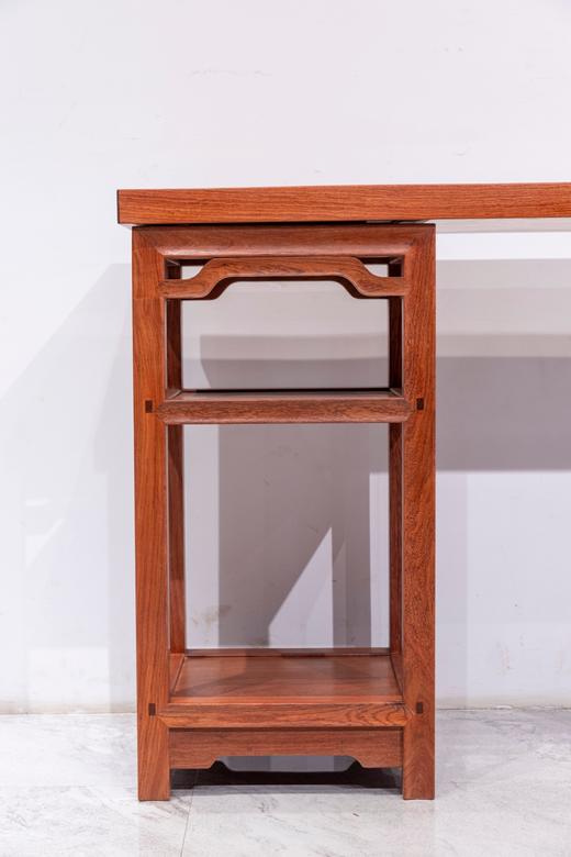 红桥红  家具严选  缅甸花梨(大果紫檀）  【238一块玉架几案】 商品图2