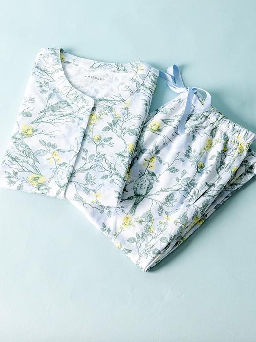 【32S棉莫】SCHIESSER德国舒雅女士七分袖套装32S棉莫单面布七分袖套装31/24776H 商品图2