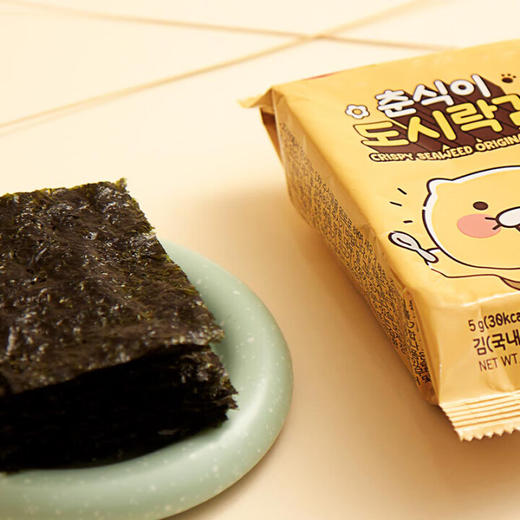 韩国广川春植海苔原味45g/150093 咔滋一下轻薄香脆 商品图1