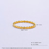 【限时克减150元】足金999 #固口戒指 #CNC 5G黄金实心麦穗粒圈戒条戒（面宽约1.4-1.8mm）(BE5GJZ00097)（预售产品下单后不退款不退货不换货不补差价 商品缩略图2