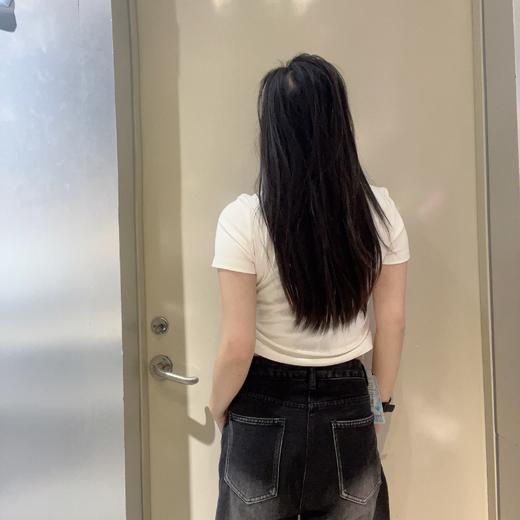 MZ U领净版短袖T恤（黑白）夏季952010100321 商品图1