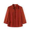 翻领T恤上衣，中年妈妈夏装洋气七分袖小衫 FFC983 商品缩略图4