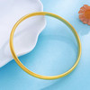 【限时克减150元】足金999.9 #超轻 古法空心固口手镯光圈扁形素圈手镯（面宽约4.7-5.1mm)(AIGFSZ00873-1)（预售产品下单后不退款不退货不换货不补差价） 商品缩略图2